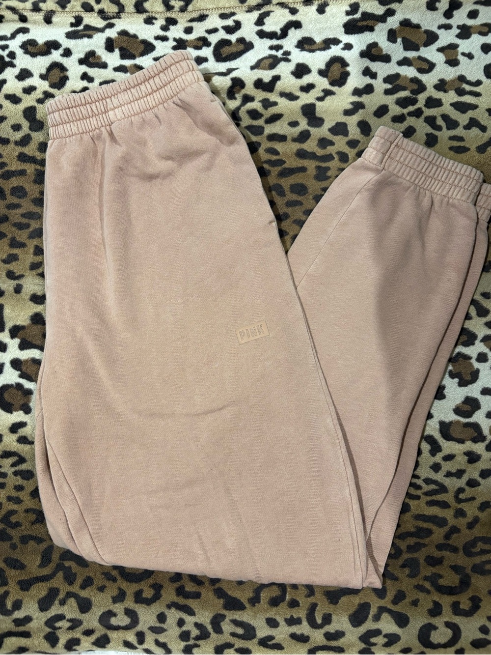 PINK Victoria's Secret Beige Jogger Sweatpants